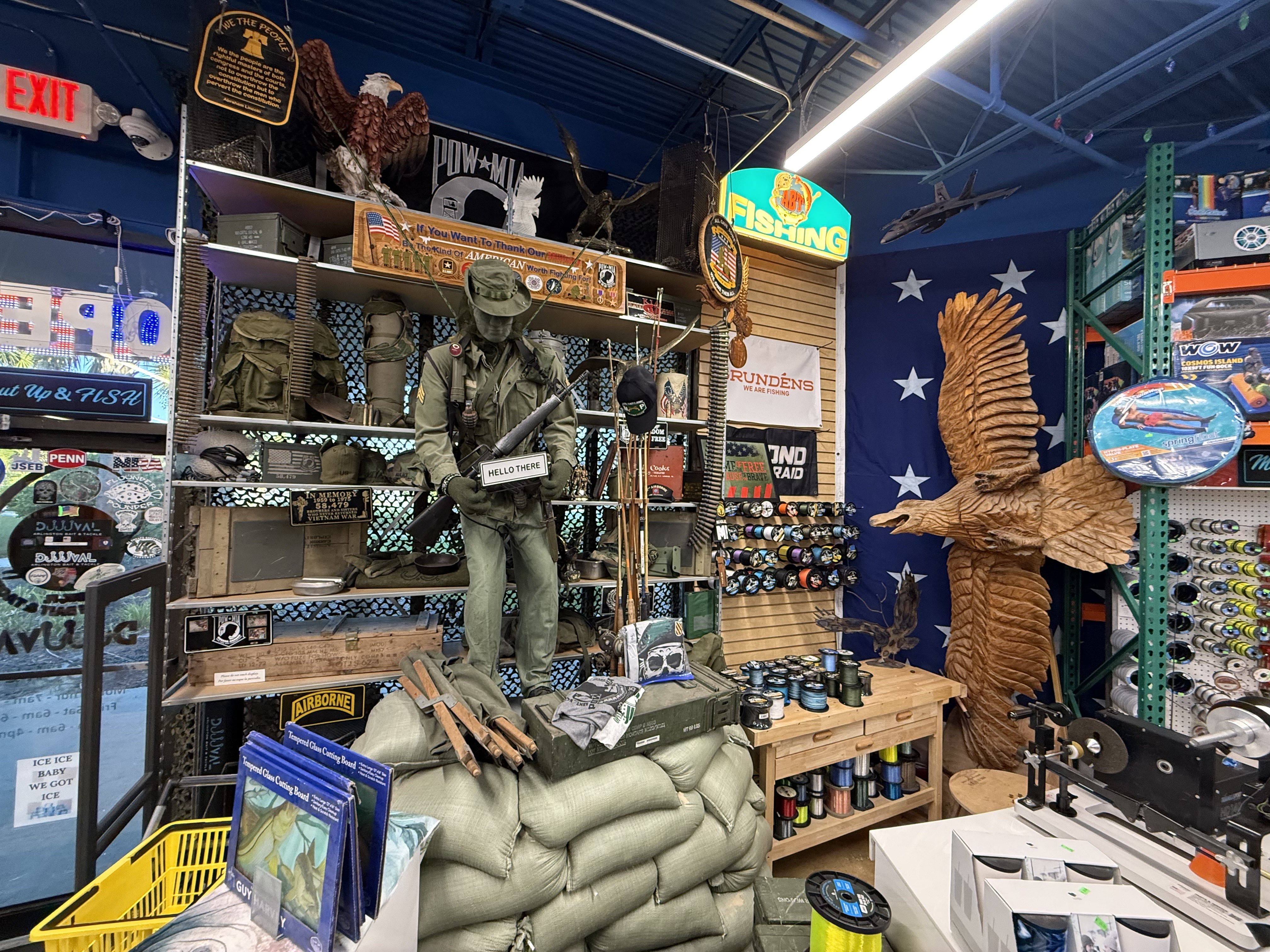Featured display inside the store